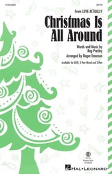 Christmas Is All Around SATB choral sheet music cover